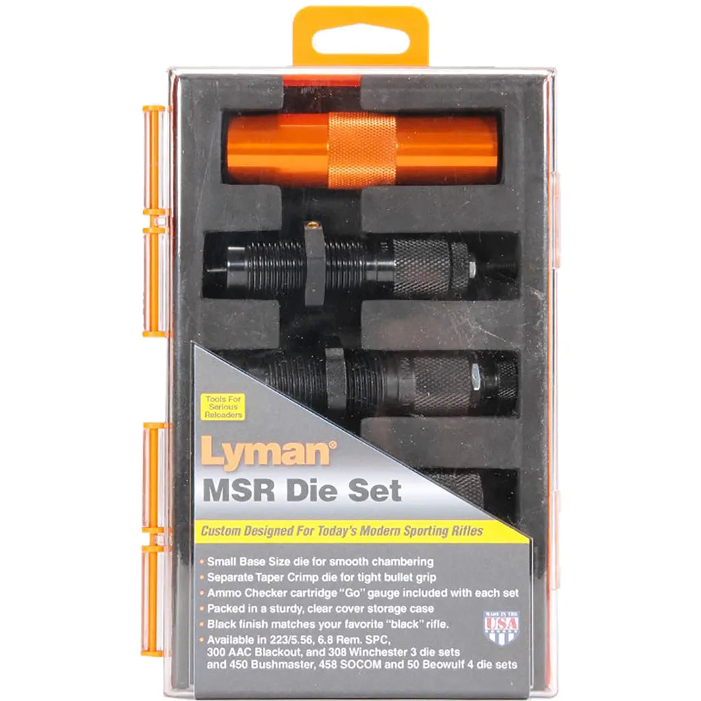Lyman MSR Precision 4 Piece Die Set