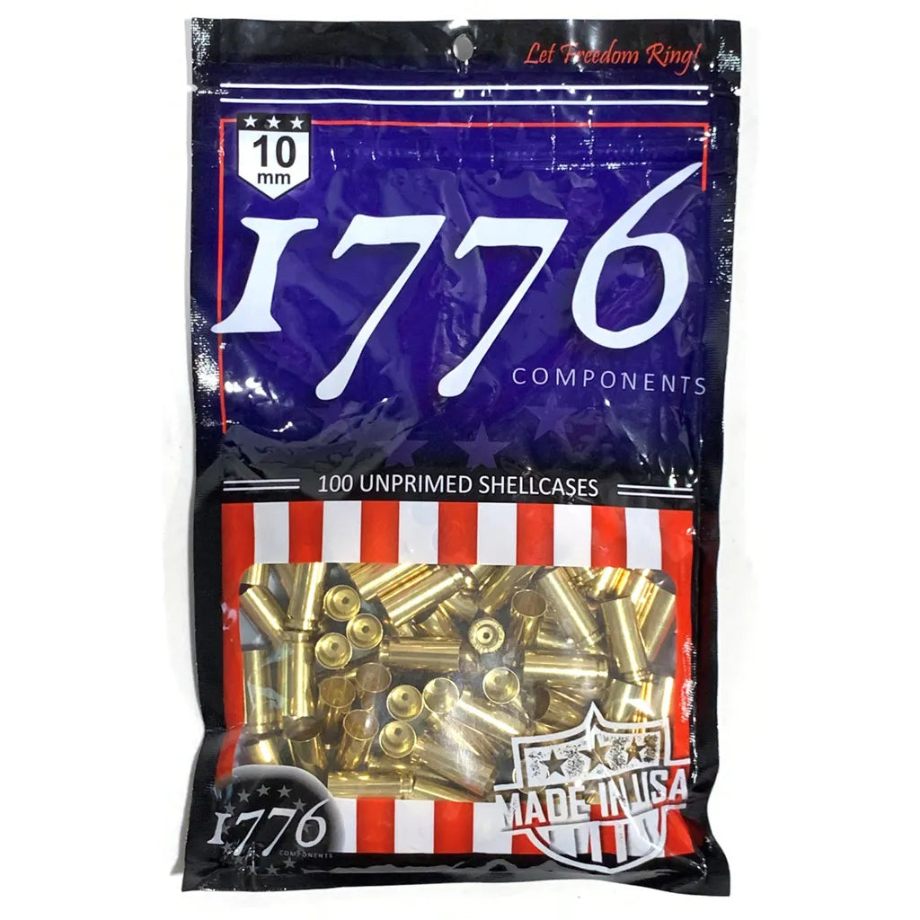 1776 USA Unprimed Brass (10mm 100 pc.)