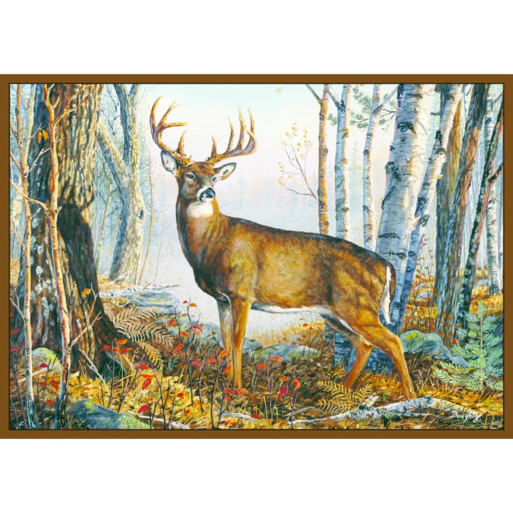 Custom Printed Rug – Whitetail Deer