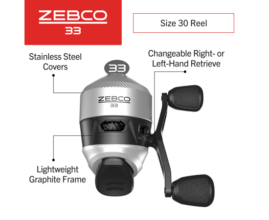 Zebco Reel 33 Spincast