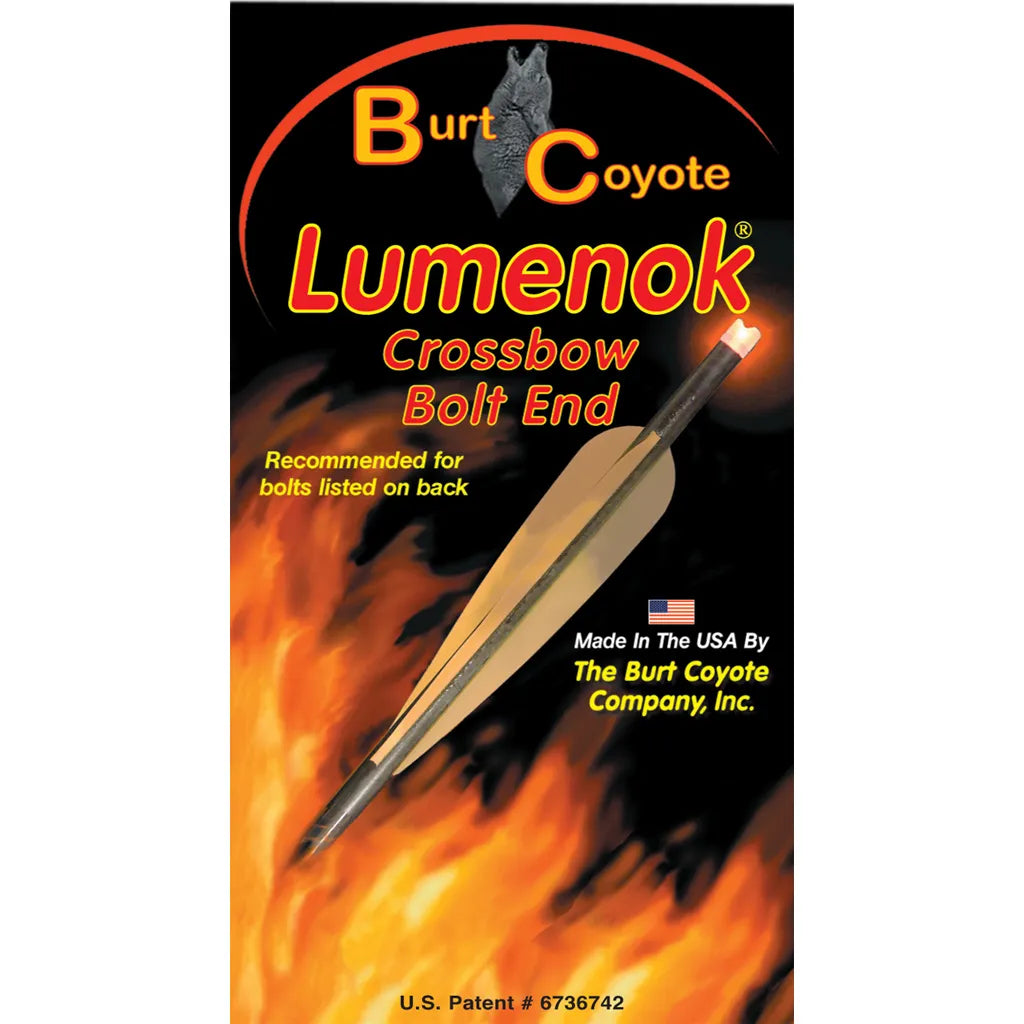 Lumenok Crossbow Nocks (HD Orange Flat Easton/Beman 3 pk.)