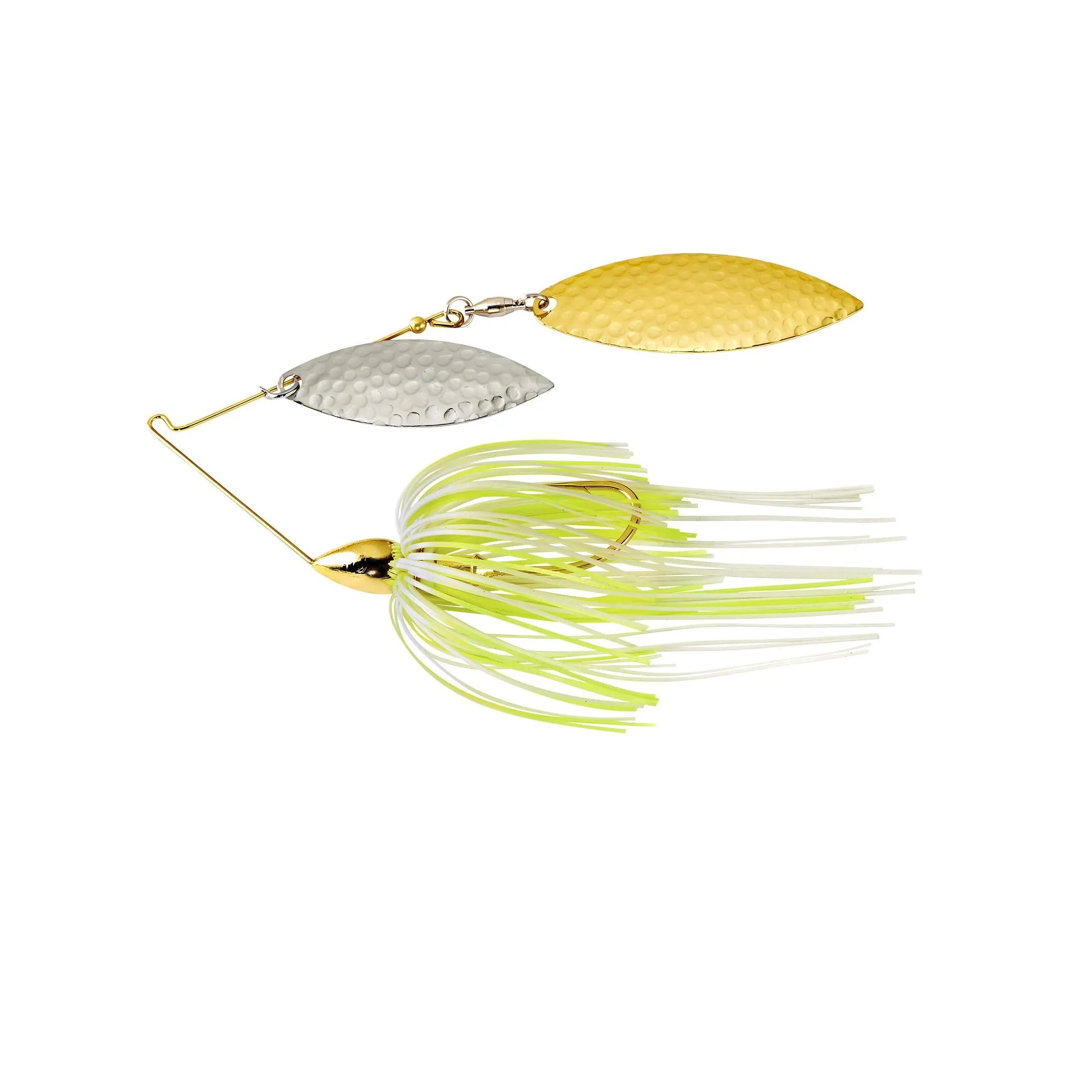 War Eagle Gold Frame Hammered Double Willow Spinnerbait (1/2 oz)