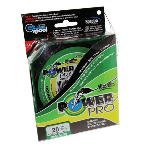 PowerPro Braided Spectra Fiber – Moss Green