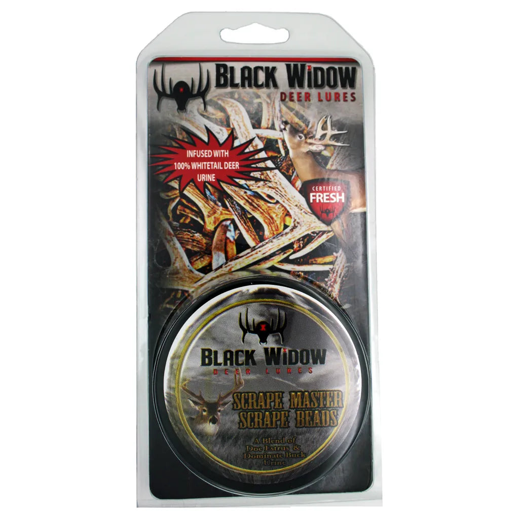 Black Widow Scrape Beads (Scrape Master 2 oz.)